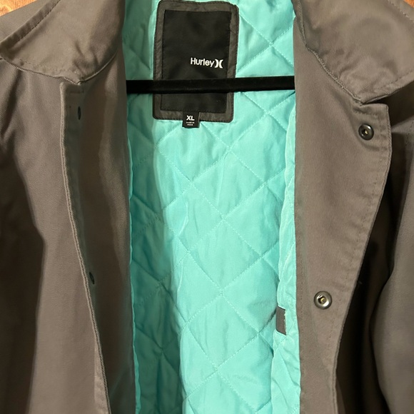 Hurley Canvas Jacket XL Gray - Picture 3 of 5